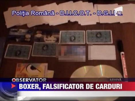 Boxer roman, falsificator de carduri