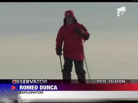 UPDATE/ Romeo Dunca si Coco Galescu au cucerit Polul Sud
