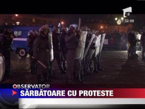 Sarbatoare cu proteste in Varsovia