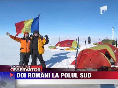 UPDATE/ Romeo Dunca si Coco Galescu au cucerit Polul Sud