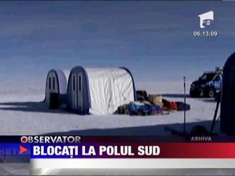 Exploratorii Coco Galescu si Romeo Dunca au ramas blocati la Polul Sud