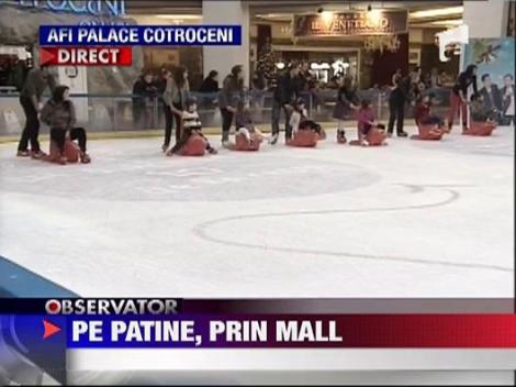 Razvan si Dani, concurs de patinaj