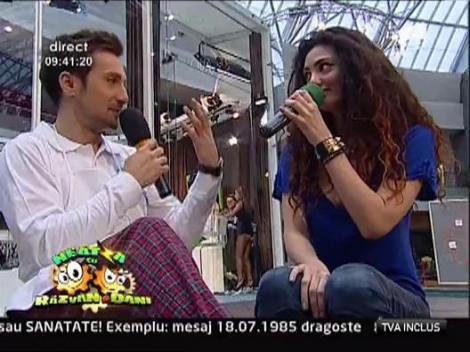 Claudia Pavel in platou la Neatza