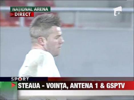 Steaua - Vointa Sibiu se joaca la Antena 1 si GSP TV