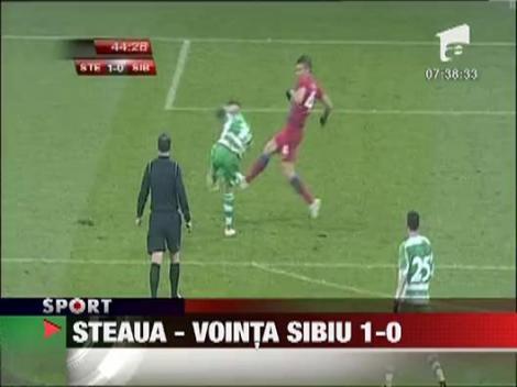 Steaua invinge Vointa Sibiu cu 1-0