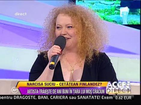 Narcisa Suciu locuieste in tara lui Mos Craciun