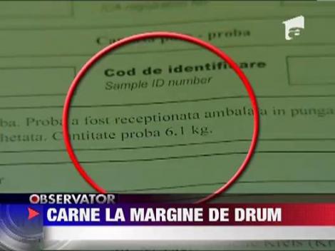 Carnea de porc de la marginea drumului, plina de bacterii