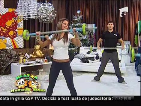 Roxana, gimnastica de dimineata