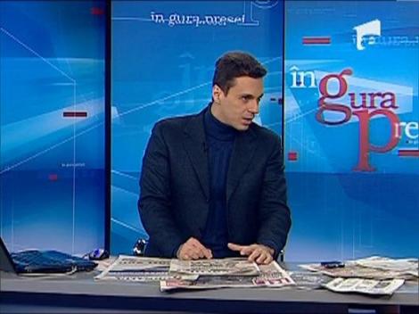 Mircea Badea interpreteaza rolul "reporterului pe justitie"