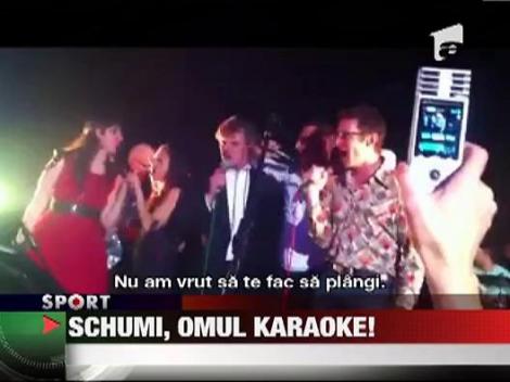 Michael Schumacher a facut karaoke