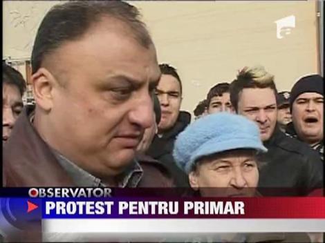 Protest spontan in comuna Jilava