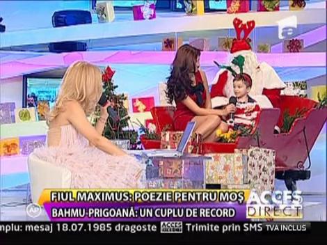 Maximus, baietelul Adrianei, spune doua poezii!