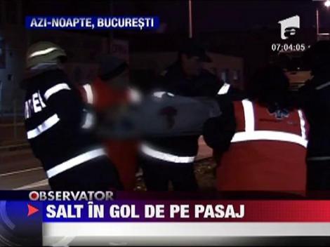 Un sinucigas s-a aruncat de pe Pasajul Basarab