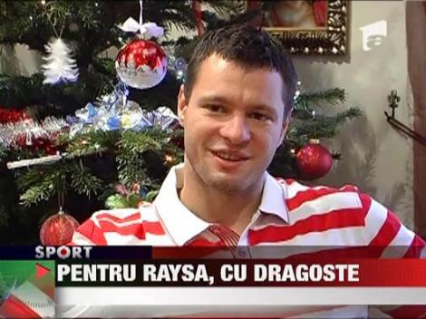 Marius Niculae si sotia lui, cei mai fericiti dintre dinamovisti