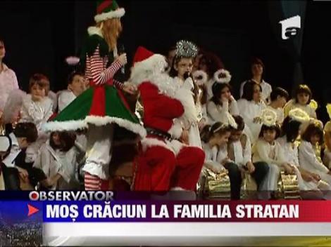 Mos Craciun la familia Stratan