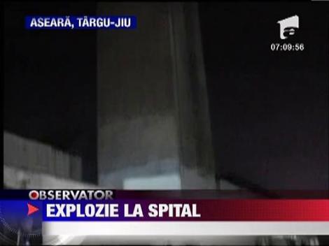 Explozie la spitalul din Targu Jiu