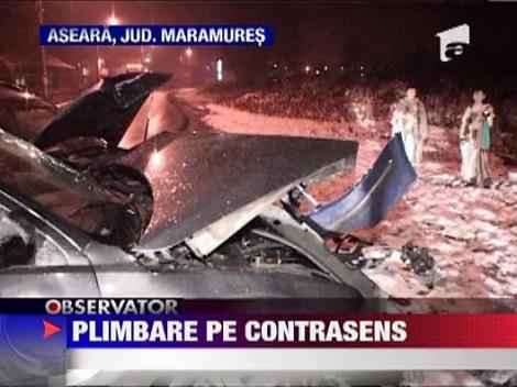 Accident spectaculos in Maramures