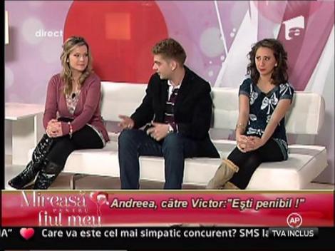 Andreea: "Victor este fostul meu iubit!"