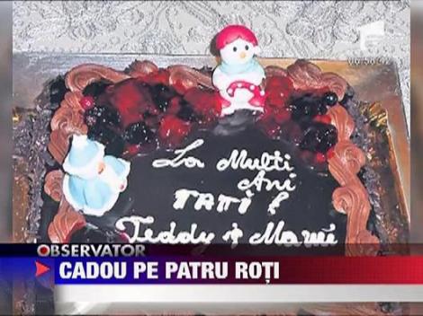 Cristi Brancu a primit un cadou pe patru roti