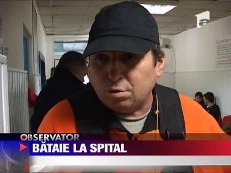 Bataie in spital, la Buzau