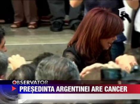 Cristina Fernandez, presedintele Argentinei, este bolnava de cancer ‎