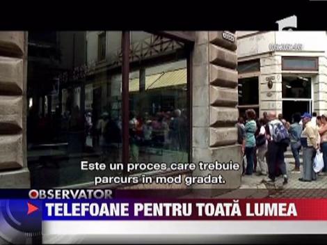 Cozi la telefoane mobile in Havana