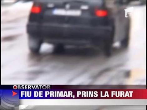 Fiu de primar prins la furat in Ajunul Craciunului