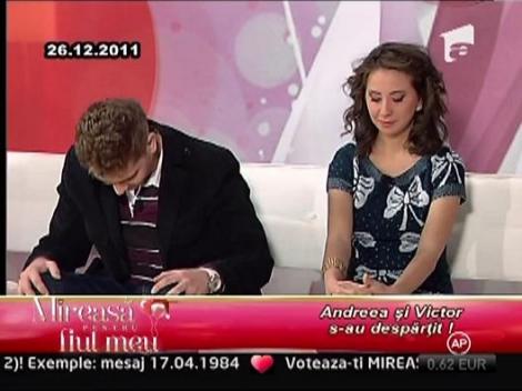 Reactiile Andreei dupa despartirea de Victor