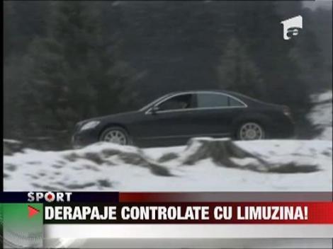 Gigi Becali a facut derapaje "controlate" pe zapada si era sa cada in sant!