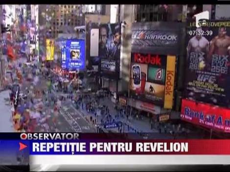 Repetitie pentru Revelion in New York