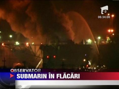 Submarin nuclear rusesc in flacari