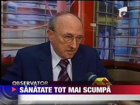Taxe mai mari pentru sanatate in 2012
