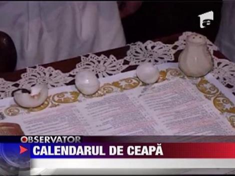 Taranii din Banatul Montan citesc cum va fi vremea in noul an in foi de ceapa!