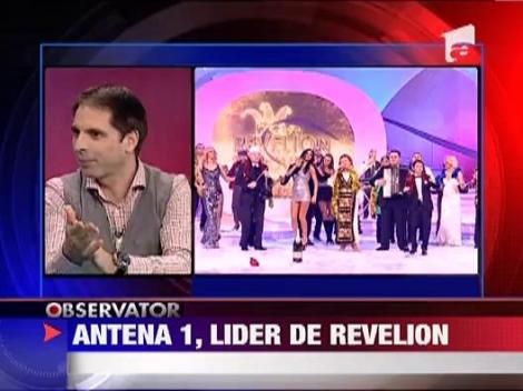 Antena 1, lider de audienta in noaptea de Revelion