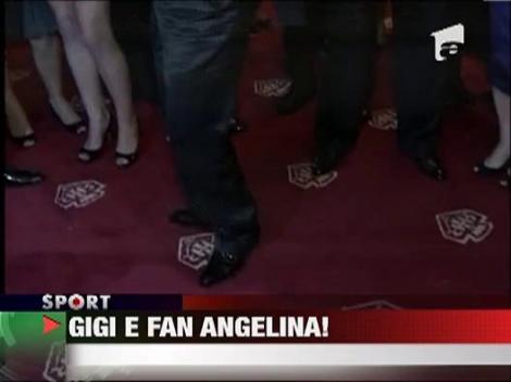 Gigi Becali este fan Angelina Jolie!