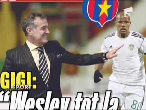 Becali: "Pana la urma, Wesley va veni la Steaua! "