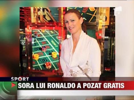 Sora lui Cristiano Ronaldo s-a apucat de pozat!