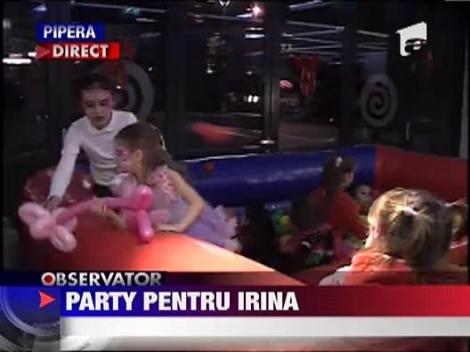 Irinel Columbeanu nu a ajuns la petrecerea Irinucai