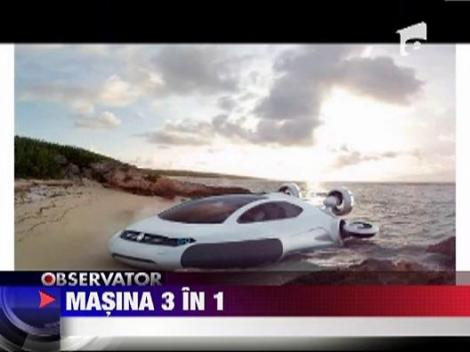 Auua, masina care poate sa mearga pe gheata, nisip si pe apa