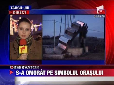 Un tanar resitean s-a spanzurat de stema municipiulu