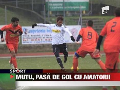 Mutu, pasa de gol cu amatorii