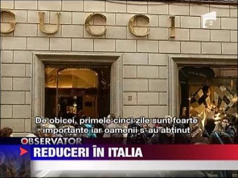 Reduceri in Italia