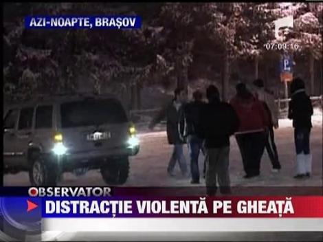 Spectacol cu drifturi si bataie in toata regula