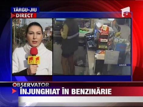 Jaf armat in benzinarie