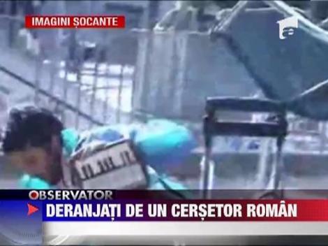 IMAGINI SOCANTE! / Deranjati de un cersetor roman