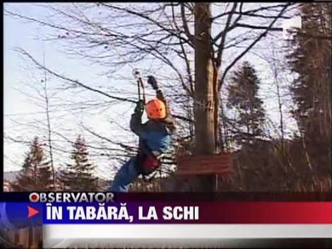 Taberele de schi si snowboard, invadate de copii