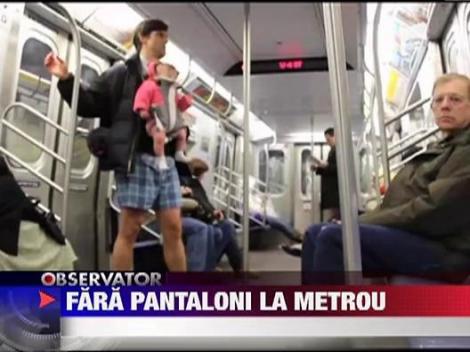 Ziua internationala fara pantaloni la metrou