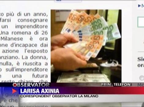 Italian sedus de o romanca si usurat de 100.000 de euro