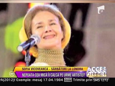 Sofia Vicoveanca, sarbatori la Londra