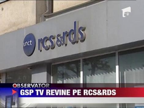 GSP TV revine pe RCS&RDS